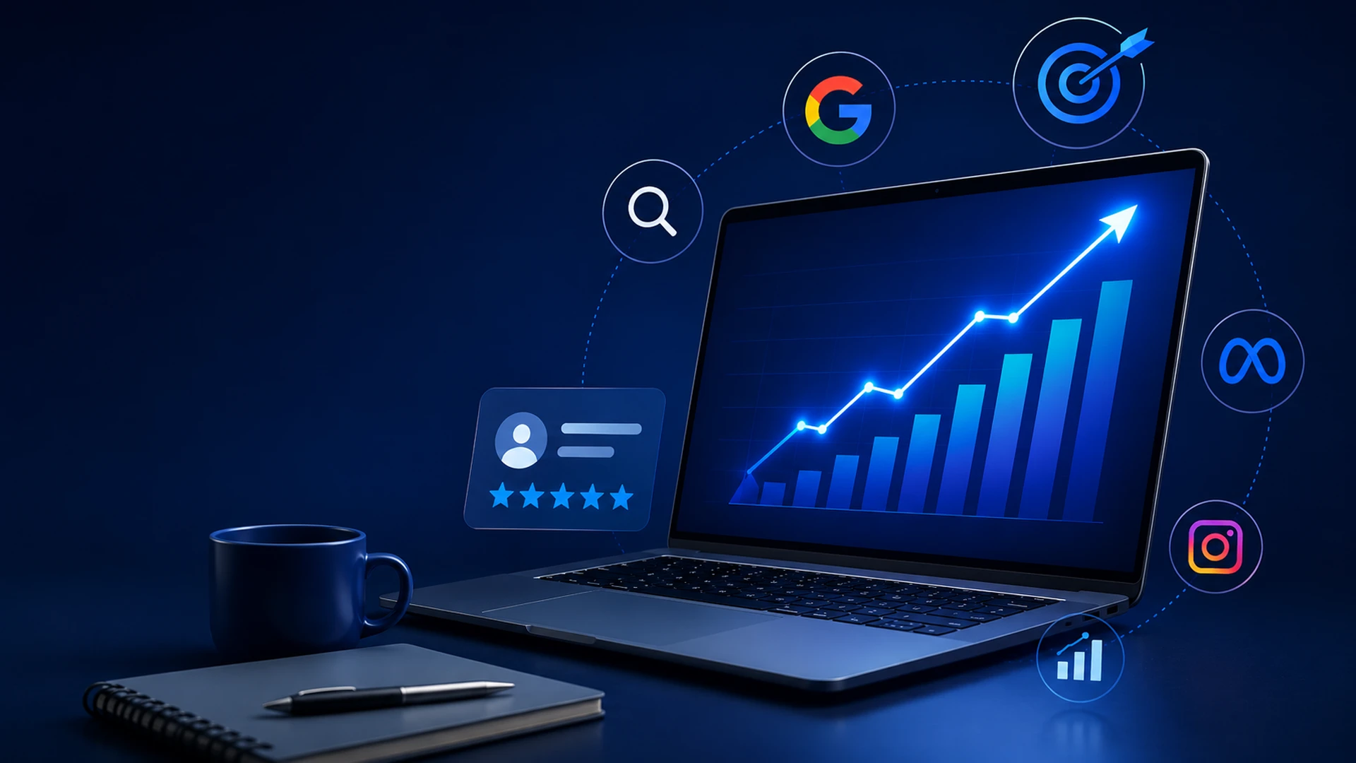 Imagem em destaque do post Como Atrair Mais Clientes Pela Internet em 2026: Guia Completo para Empresas
